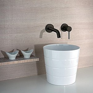 Смеситель для раковины PAINI Cox 78YO208 черный купить в интернет-магазине сантехники Sanbest