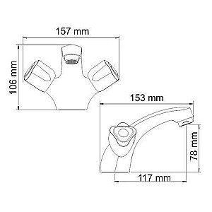 Смеситель для раковины WasserKRAFT Amper 2903 купить в интернет-магазине сантехники Sanbest