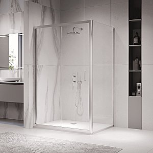 Душевой уголок RGW Passage PA-142 (PA-21 + Z-050-5) 90х120 060814292-11 стекло прозрачное/профиль хром купить в интернет-магазине Sanbest