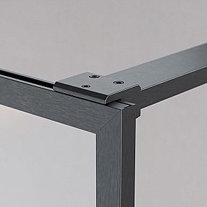 Душевое ограждение Radaway Modo F Brushed GunMetal II 60 10409064-92-01 стекло прозрачное/профиль брашированная оружейная сталь купить в интернет-магазине Sanbest