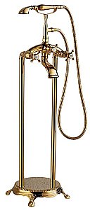 Смеситель для ванны ABBER Klassik AF8415G золото купить в интернет-магазине сантехники Sanbest