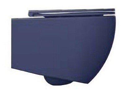 Унитаз подвесной Isvea Infinity 10NF02001SV-2Z синий матовый, безободковый купить в интернет-магазине Sanbest