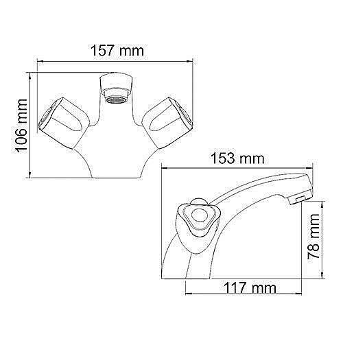 Смеситель для раковины WasserKRAFT Amper 2903 купить в интернет-магазине сантехники Sanbest