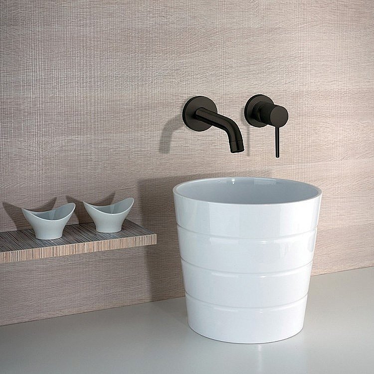 Смеситель для раковины PAINI Cox 78YO208 черный купить в интернет-магазине сантехники Sanbest