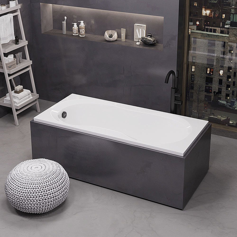 Ванна Alba Spa Miami ВПР0250300100 170х75 белая купить в интернет-магазине Sanbest