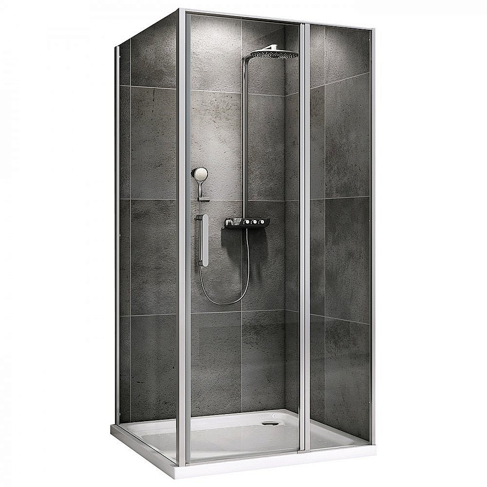 Душевой уголок ABBER Sonnenstrand AG04140S-S100 140x100 стекло прозрачное/профиль хром купить в интернет-магазине Sanbest