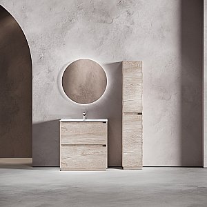 Тумба с раковиной Sancos Libra Floor 90 LB90FEG дуб галифакс натуральный для ванной в интернет-магазине Sanbest