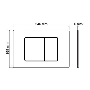 Кнопка для инсталляции Grossman Classic 700.K31.04.30M.30M золото глянцевое купить в интернет-магазине сантехники Sanbest