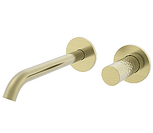 Смеситель для раковины Vincea Aura VBFW-6AU1BG золото брашированное купить в интернет-магазине сантехники Sanbest