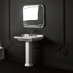 Раковина на пьедестале Kerasan Waldorf 80 4141K 80-3 белая купить в интернет-магазине Sanbest