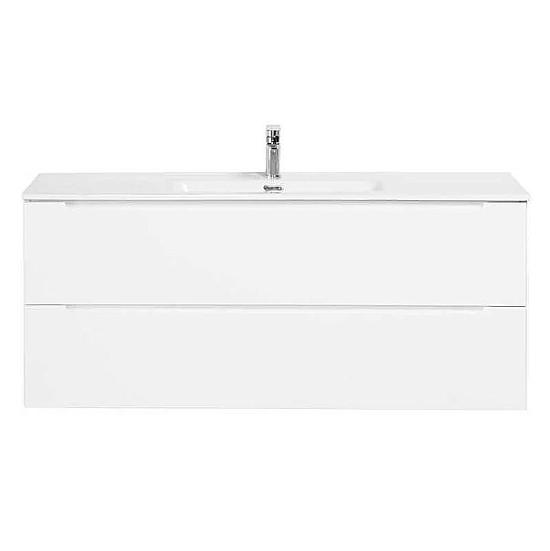 Тумба с раковиной Belbagno ETNA 121 BL белая для ванной в интернет-магазине Sanbest