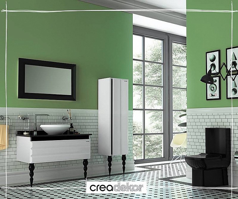 Унитаз напольный с функцией биде CREAVIT LARA LR360-00SI00E черный, с бачком купить в интернет-магазине Sanbest