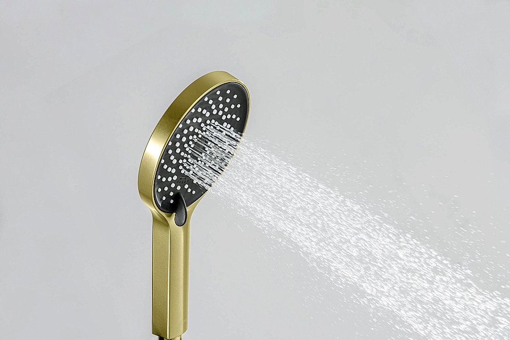 Душевой гарнитур Aquatek Лугано AQ2035BG золото шлифованное купить в интернет-магазине сантехники Sanbest