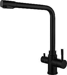 Смеситель для кухни Orange Boni M15-008b черный матовый купить в интернет-магазине сантехники Sanbest