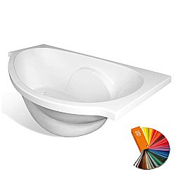 Ванна Эстет Грация 170x94 цвет по RAL правая купить в интернет-магазине сантехники Sanbest