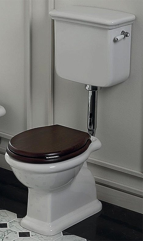 Унитаз SIMAS Lante LA02 с боковой ручкой хром, белый купить в интернет-магазине Sanbest