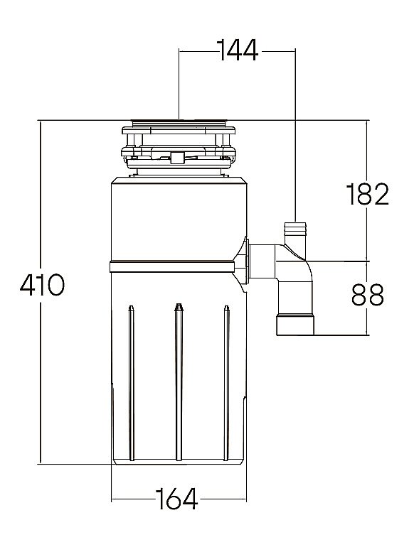 Измельчитель отходов Paulmark INTENSO PRO I-PRO 1000 купить в интернет-магазине сантехники Sanbest