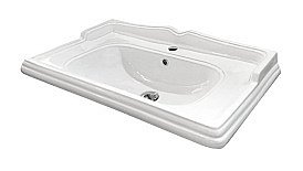 Раковина CeramaLux N 80 3380 белая купить в интернет-магазине Sanbest