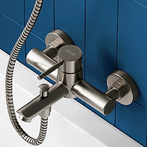 Смеситель для ванны Dorff Logic D3010000SS сталь купить в интернет-магазине сантехники Sanbest