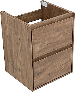 Тумба с раковиной Aquanet Милан 336376/303190 50 дуб рустикальный для ванной в интернет-магазине Sanbest