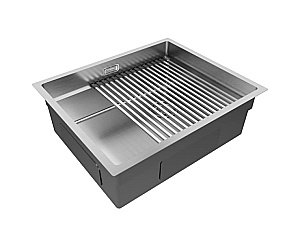 Кухонная мойка Paulmark NEXT-PRO 58 PM705845-BS нержавеющая сталь купить в интернет-магазине сантехники Sanbest