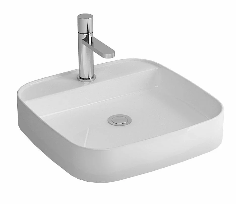 Раковина накладная Cezares CZR-LFT-50-LVB белая купить в интернет-магазине Sanbest