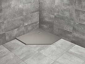 Душевой поддон Radaway Kyntos PT 100x100 HKPT100100-74 цемент купить в интернет-магазине Sanbest