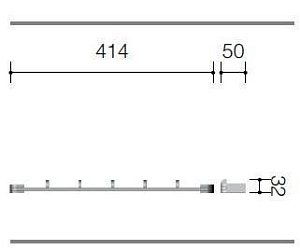 Крючок Schein Allom 221*5B купить в интернет-магазине сантехники Sanbest