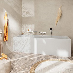 Смеситель для ванны Hansgrohe Tecturis S 73422000 хром купить в интернет-магазине сантехники Sanbest