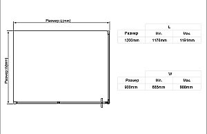 Душевой уголок Vincea Slim 8mm VSR-4SLP9012CL 120x90 профиль хром/стекло прозрачное купить в интернет-магазине Sanbest