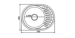 Мойка кухонная MIXLINE ML 533711 хром купить в интернет-магазине сантехники Sanbest