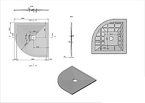 Душевой поддон Vincea VST-4SQ8080W 80х80 белый матовый купить в интернет-магазине Sanbest