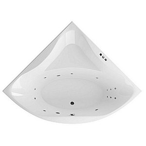 Ванна акриловая EXCELLENT Glamour SMART WAEX.GLA15.SMART.CR 150x150 белая с гидромассажем купить в интернет-магазине Sanbest