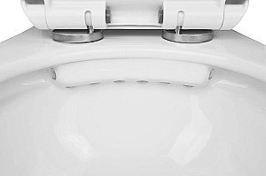 Унитаз подвесной Loranto Fredo 4551+CS-WH8005 с инсталляцией, безободковый, с сиденьем микролифт, белый купить в интернет-магазине Sanbest