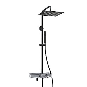 Душевая система WasserKraft Abens 2000 SET2706 Thermo черный Soft-touch/хром купить в интернет-магазине сантехники Sanbest