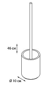 Ершик для туалета FIXSEN COIN FX-250-5 купить в интернет-магазине сантехники Sanbest