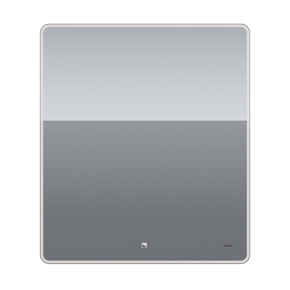 Зеркало c LED-подсветкой Dreja POINT 70x80 белый в ванную от интернет-магазине сантехники Sanbest