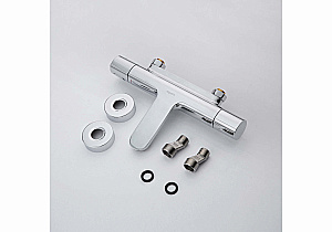 Смеситель для ванны Aquatek Альфа AQ1943CR хром купить в интернет-магазине сантехники Sanbest