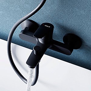 Смеситель для ванны Dorff Prime New D4011022 черный матовый купить в интернет-магазине сантехники Sanbest