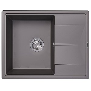 Кухонная мойка Abber Quarz 65х51 AQ2903G серая матовая купить в интернет-магазине сантехники Sanbest