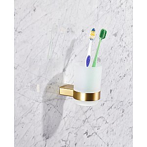 Стакан Milacio Ultra MCU.961.GD золото купить в интернет-магазине сантехники Sanbest