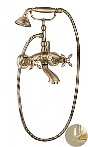 Смеситель для ванны Cezares ATLANTIS-NOSTALGIA-VD-03/24 золото купить в интернет-магазине сантехники Sanbest