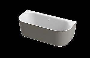 Ванна акриловая Cezares METAURO-INT-Wall-180-80-60-G-W-MATT купить в интернет-магазине Sanbest