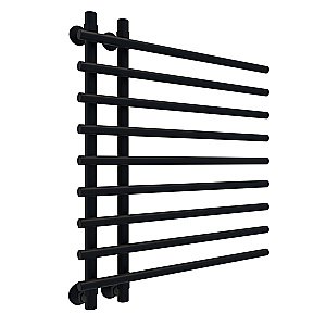 Полотенцесушитель водяной Veconi Tufo T801070B черный купить в интернет-магазине сантехники Sanbest