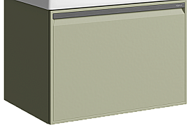 Тумба для раковины Aqwella Pure 65 шалфей зеленый купить в интернет-магазине сантехники Sanbest