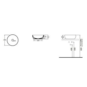 Раковина AZZURRA ELEGANCE ECI40 40 купить в интернет-магазине Sanbest