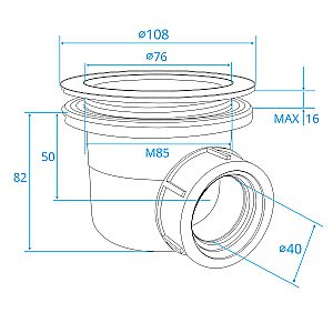 Душевая система RGW Shower Panels SP-6143-01 50140801-01 хром купить в интернет-магазине сантехники Sanbest