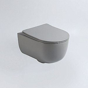 Унитаз Vincea Evo VT1-34SMG безободковый, с крышкой микролифт, серый матовый купить в интернет-магазине Sanbest