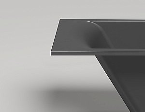 Ванна Salini Cascata S-Sense 170x75 104113MF светлые оттенки RAL матовая купить в интернет-магазине Sanbest