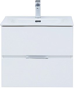 Тумба с раковиной Aquanet Алвита New 277510 60 белый матовый для ванной в интернет-магазине Sanbest